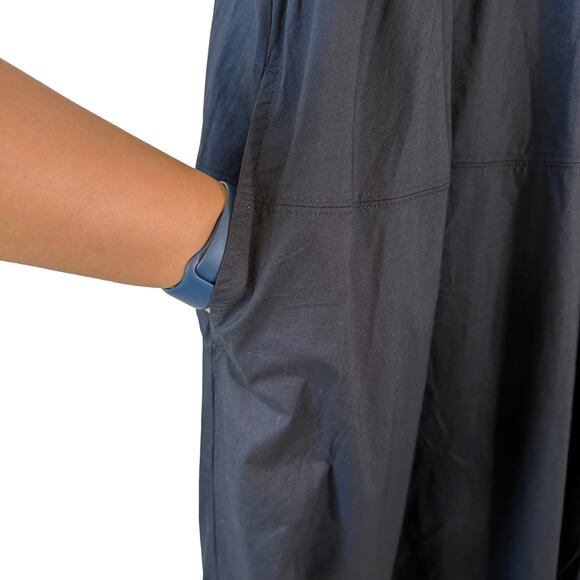 NWT Everlane Womens The Riviera Midi Dress Fit and Flare Black XXS Minimalist - Picture 8 of 14